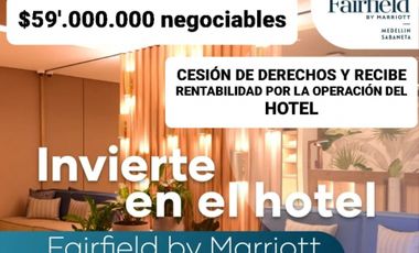 DERECHOS FIDUCIARIOS RECONOCIDO HOTEL EN VENTA EN SABANETA
