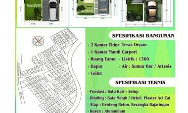 Rumah 100Jt-an, Kredit 100% ACC Tanpa Bunga : Rumah Murah Bandung