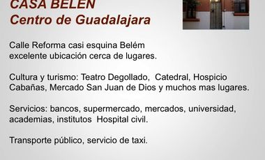RENTA De Departamento tipo LOFT   Amueblado Para Dos Centro Guadalajara