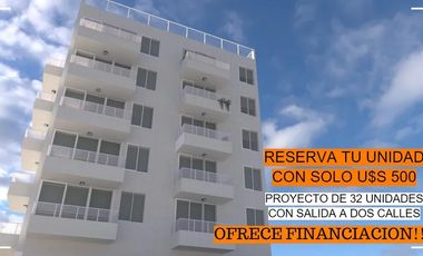 Departamento de tres amb en pozo c/ cochera - Florida Oeste