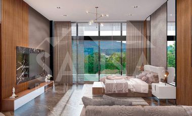 CASA EN VENTA EN ESQUINA CON ALBERCA EN  LA HERRADURA CLUB DE GOLF CARRETERA NACIONAL MONTERREY