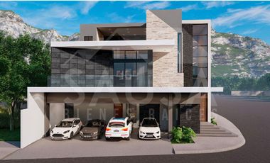 CASA EN VENTA EN ESQUINA CON ALBERCA EN  LA HERRADURA CLUB DE GOLF CARRETERA NACIONAL MONTERREY