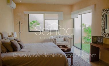 Casa de una planta totalmente equipada en venta en Taman Conkal  Merida