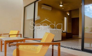 Casa de una planta totalmente equipada en venta en Taman Conkal  Merida