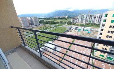apartamento en arriendo en conjunto residencial eco santa cruz piso 10. Cod A13906