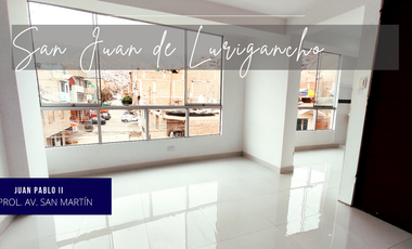 DEPARTAMENTO DE ESTRENO - ALQUILER EN SAN JUAN DE LURIGANCHO