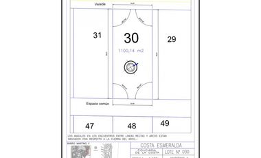 LOTE MARITIMO II 30 - COSTA ESMERALDA - VENTA