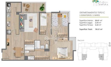 Departamento en Venta en San Vicente