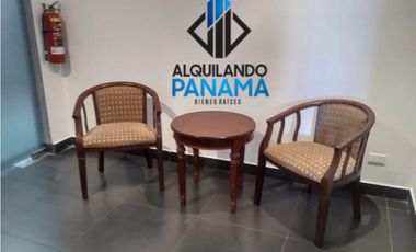 Se Alquila Oficina Amoblada 95 Mts Calle 50 Obarrio USD1,282,50+itbms