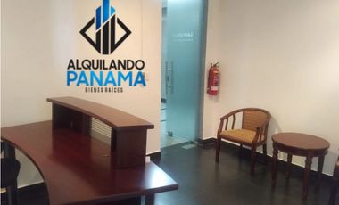 Se Alquila Oficina Amoblada 95 Mts Calle 50 Obarrio USD1,282,50+itbms