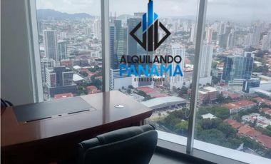 Se Alquila Oficina Amoblada 95 Mts Calle 50 Obarrio USD1,282,50+itbms