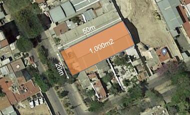 Terreno 1,000m2 en Ciudad Granja, uso de suelo mixto