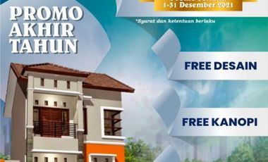 PROMO RUMAH MURAH SIAP BANGUN FREE DESAIN