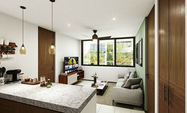 Departamentos en Preventa de 1 rec., BONA, en Temozón Norte, Mérida