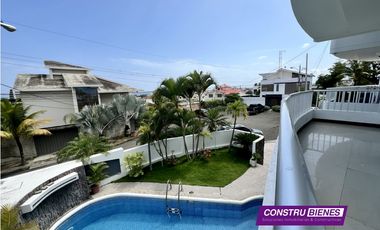 Departamento amoblado Barbasquillo, en Urbanización sur de Manta.