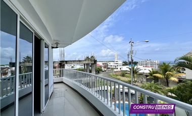 Departamento amoblado Barbasquillo, en Urbanización sur de Manta.