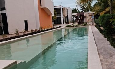 Villa en Venta a 200m de la playa con Club De Playa en Telchac