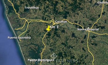 Terreno en venta cercano a Carahue.