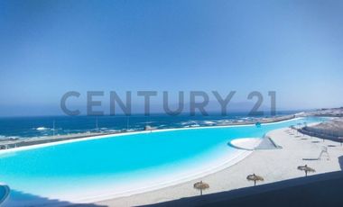 En Arriendo hermoso departamento vista al al mar amoblado en sector norte