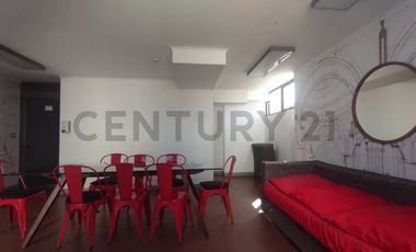 En Arriendo hermoso departamento vista al al mar amoblado en sector norte