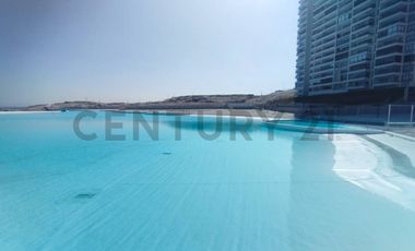 En Arriendo hermoso departamento vista al al mar amoblado en sector norte