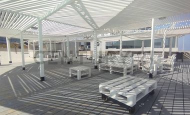 En Arriendo hermoso departamento vista al al mar amoblado en sector norte