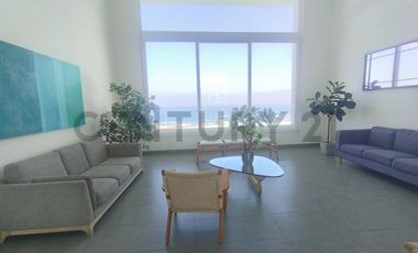 En Arriendo hermoso departamento vista al al mar amoblado en sector norte