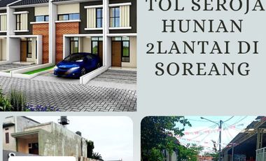 Rumah di PERUMAHAN TERDEKAT dari Akses Tol Seroja Pemkab Soreang Lokasi Sudah Ramai dan Fasilitas lengkap, Bandung
