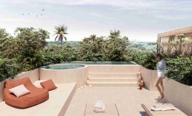 EXCLUSIVO  TOWNHOUSE DE 4 REC  EN VENTA EN TULUM ,QUINTANA ROO