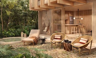 EXCLUSIVO  TOWNHOUSE DE 4 REC  EN VENTA EN TULUM ,QUINTANA ROO