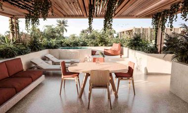 EXCLUSIVO  TOWNHOUSE DE 4 REC  EN VENTA EN TULUM ,QUINTANA ROO
