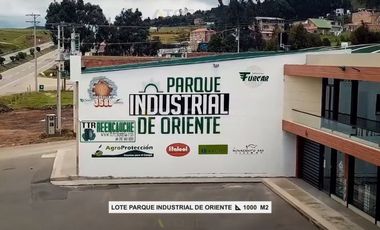 lote en venta en parque industrial de oriente. Cod V4784