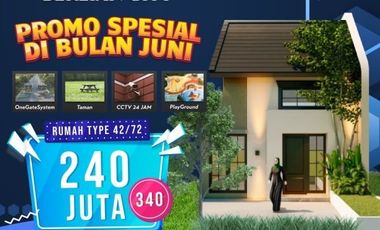 Termudah Accnya, Rumah Dp Ringan Dekat Surabaya 200 Juta-an, Berlian City