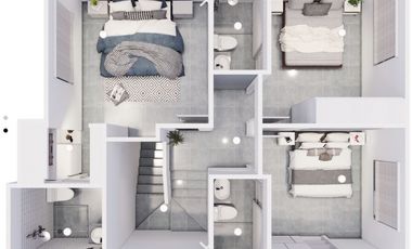 CASAS EN URB CRISTAL AZUL