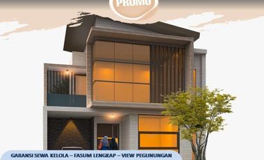 Rumah Villa Dijual Di Batu Malang Tipe 67 5 mnt ke Alun2 Batu