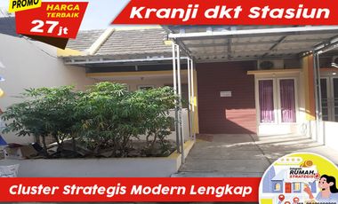 DISEWAKAN Cluster Strategis Lgkp Kranji Bekasi dkt Jakarta Stasiun Tol