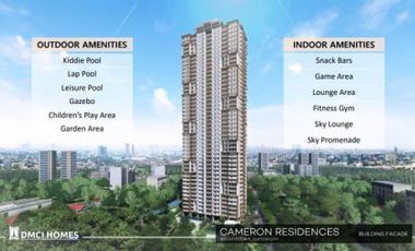 1BR CAMERON RESIDENCES QC NEAR CAPITOL MEDICAL, FISHER MALL