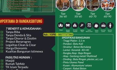 Dijual rumah murah di rangkas bitung