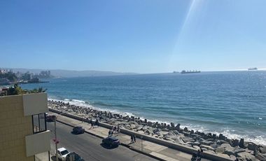 Venta de 2 dorm, pieza y baño serv. estac Vista al Mar, Viña