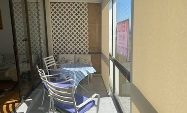 Venta de 2 dorm, pieza y baño serv. estac Vista al Mar, Viña