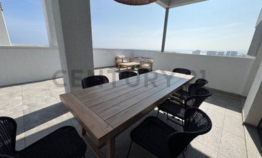 Se arrienda hermoso departamento con vista al mar