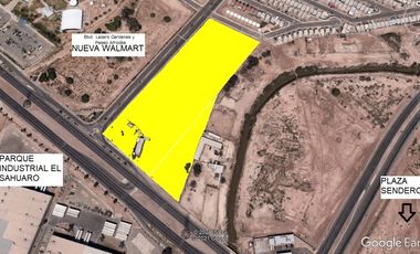 Terreno colindante a la nueva Walmart del Blvd. Lázaro Cárdenas en Mexicali