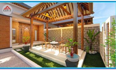 Rumah Keluarga Desain Limasan Cantik Dekat Wisata Candi Plaosan