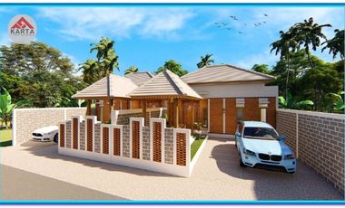 Rumah Keluarga Desain Limasan Cantik Dekat Wisata Candi Plaosan
