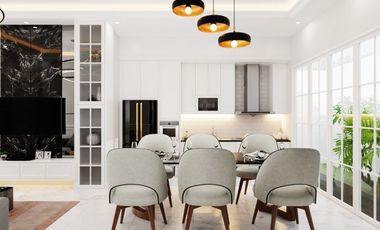 dijual hunian mewah bagus full interior lokasi komplek pemda