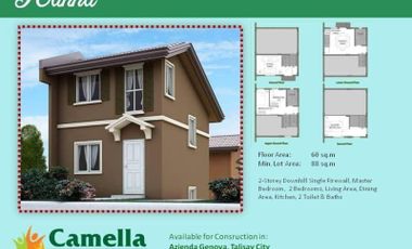 Hanna Model 3Bedroom Single Attached in Camella Riverfront