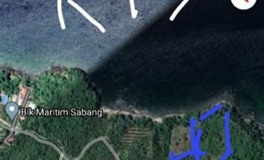 DIJUAL CEPAT LAHAN LOOS PANTAI SABANG PROVINSI ACEH