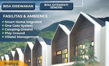 Rumah Villa Sejuk Asri di Kawasan Puncak Cipanas.