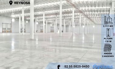Rental of industrial property in Reynosa