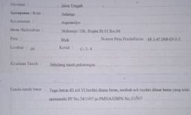 Dijual Cepat Rumah Beserta Tanah Pekarangannya Di Salatiga